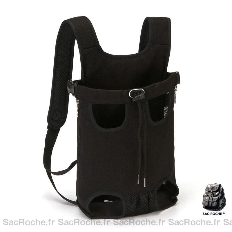 Sac de transport pour animaux de compagnie (torse ou dos) - Noir, M - Chien Chat