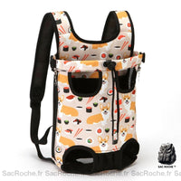 Sac de transport pour animaux de compagnie (torse ou dos) - Camel, M - Chien Chat