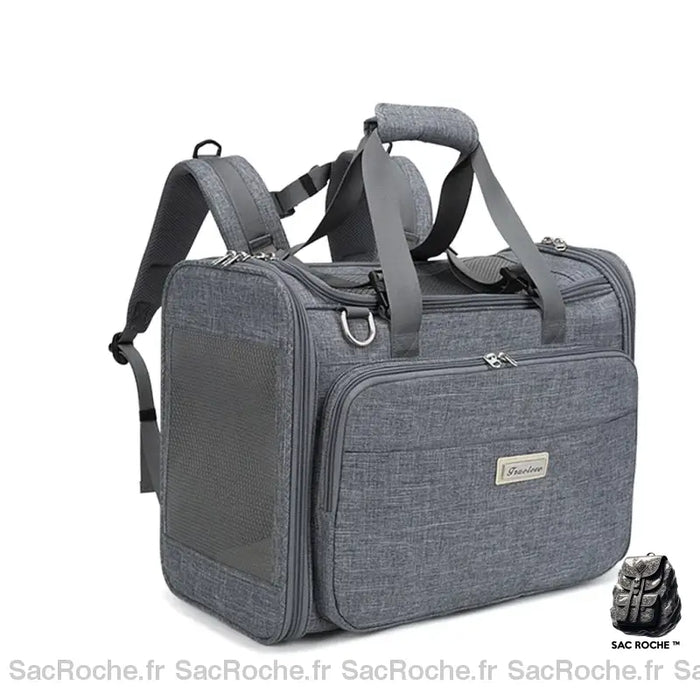Sac De Voyage Chat Adorable Gris Sac À Dos