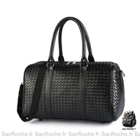 Sac de voyage imperméable cuir-look - modèle Noir / S - Sac Roche ™