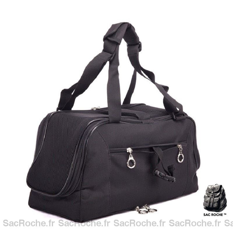 Sac moderne de voyage pour animaux de compagnie - Noir, M - Chien Sac