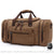 Sac de Voyage Toile Baroudeur Homme - modèle Marron foncé - Sac Roche ™