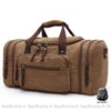 Sac De Voyage Toile Baroudeur Homme Marron Foncé Sacs Voyage
