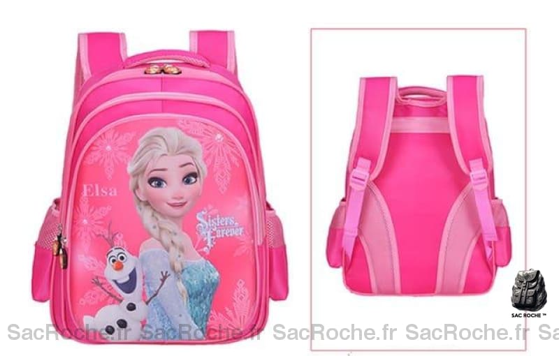 Sac Décole Disney Elsa Fille À Dos Enfant