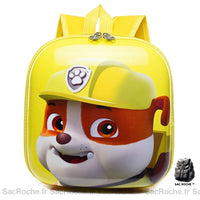 Sac d'école rigide Pat'patrouille carré - modèle Jaune - Sac Roche ™