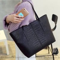 Sac d'étude spacieux - modèle Noir - Sac Roche ™