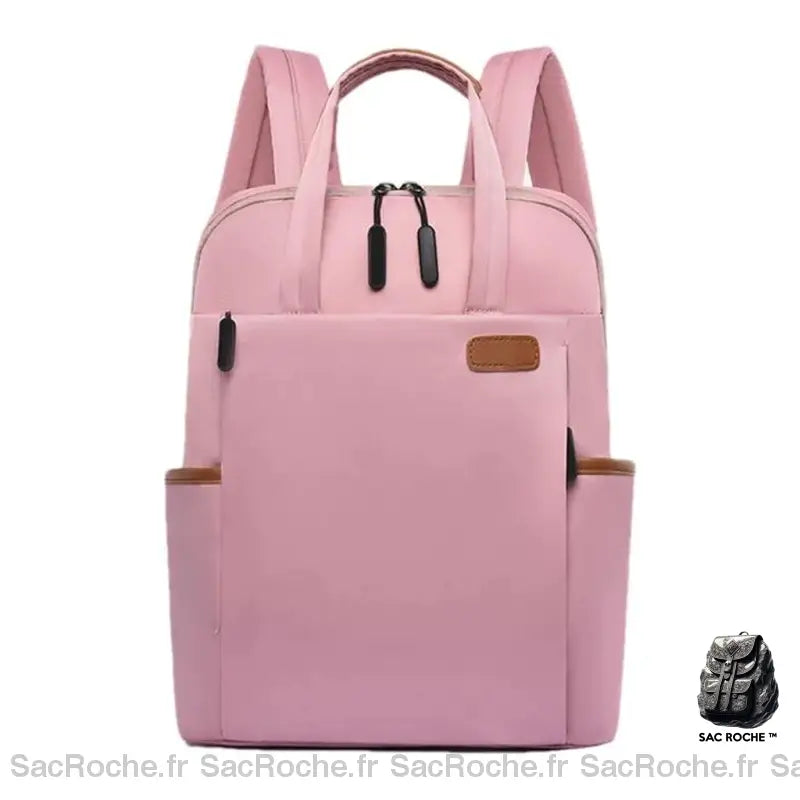 Sac Dos 14 Robuste Et Pratique Rose Sac À Ordinateur