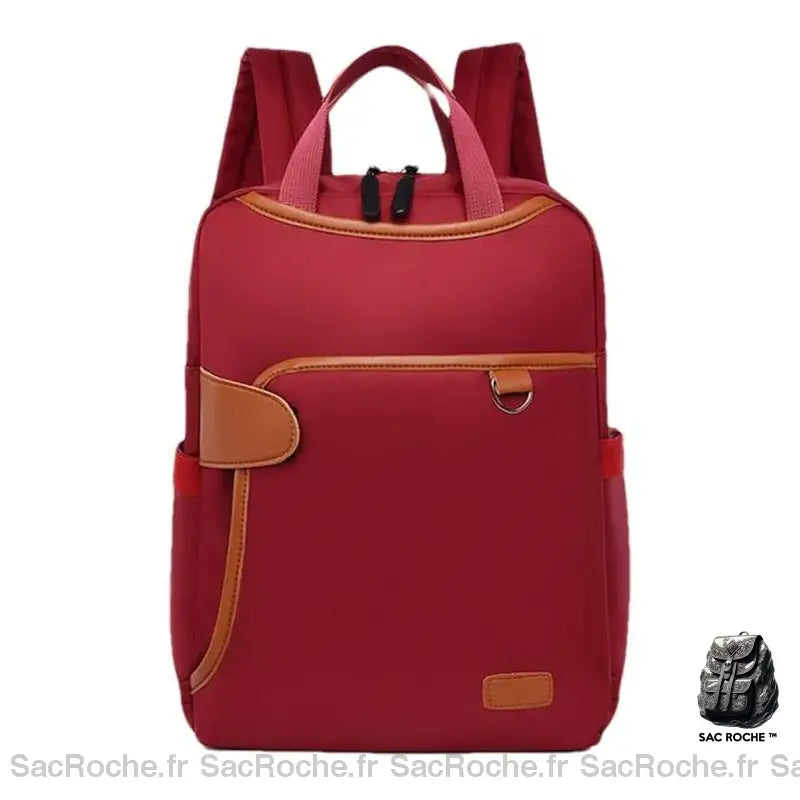 Sac Dos 14 Robuste Et Pratique Rouge Sac À Ordinateur