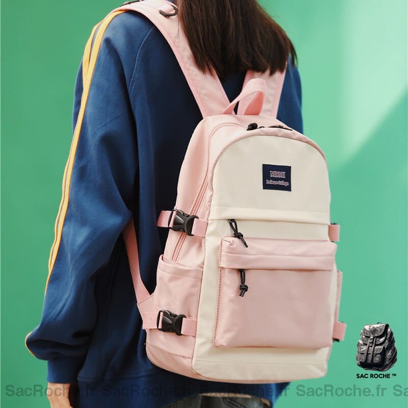 Sac Dos Ado Grande Capacité À