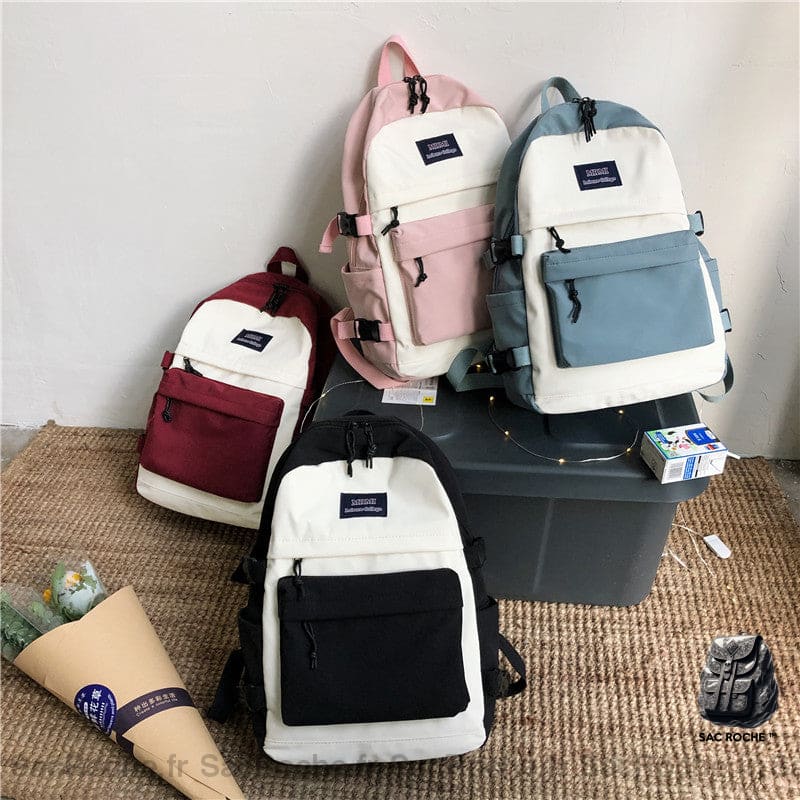 Sac Dos Ado Grande Capacité À