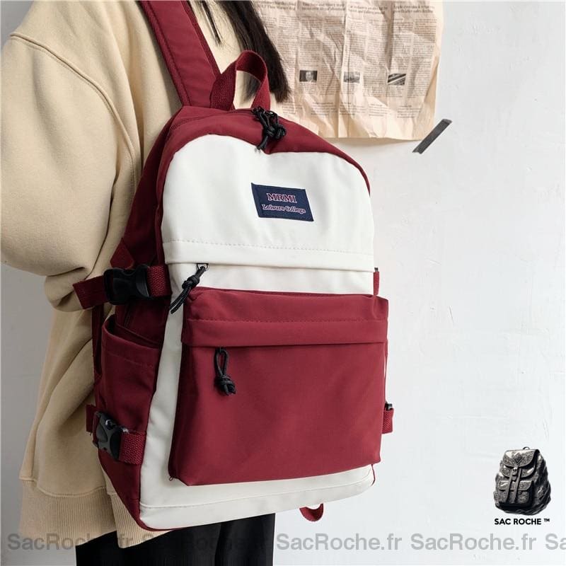 Sac Dos Ado Grande Capacité À