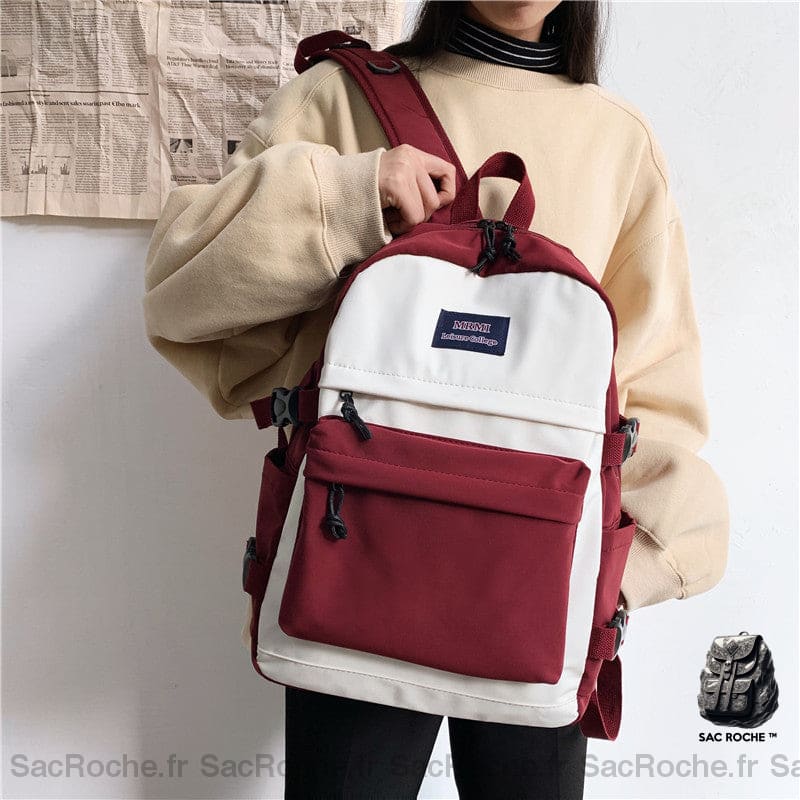 Sac Dos Ado Grande Capacité À