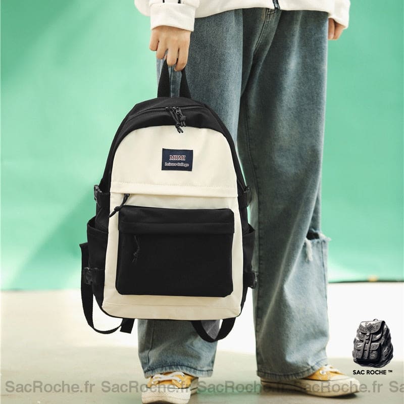 Sac Dos Ado Grande Capacité À