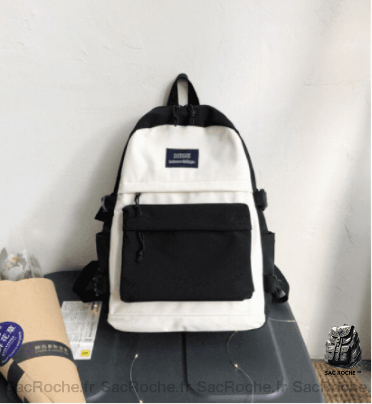 Sac à dos grande capacité pour adolescentes - Noir - Sac à dos Sac