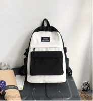 Sac dos ado grande capacité - modèle Noir - Sac Roche ™