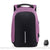 Sac dos anti-vol imperméable réfléchissant USB - modèle Violet - Sac Roche ™