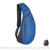 Sac dos bandoulière cuir élégant - modèle Bleu - Sac Roche ™