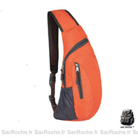 Sac dos bandoulière cuir élégant - modèle Orange - Sac Roche ™
