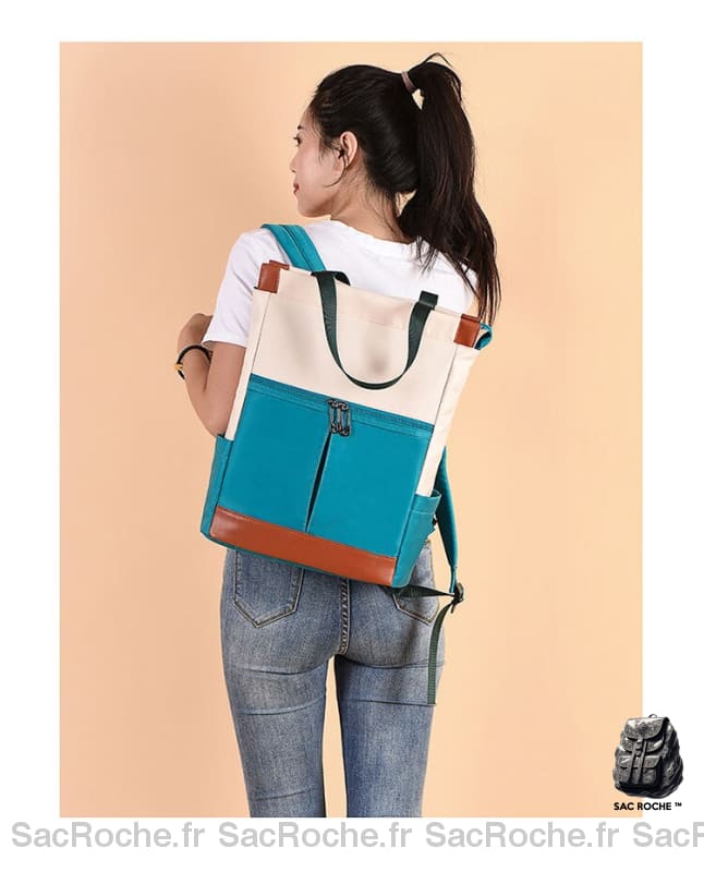 Sac Dos Cartable Étanche Praticité À Femme