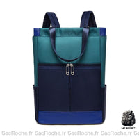 Sac dos cartable étanche praticité - modèle Bleu - Sac Roche ™