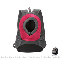 Sac dos chat maille respirante trou - modèle Rose / L - Sac Roche ™