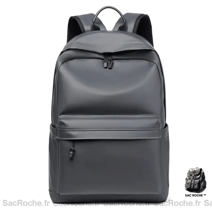 Sac Dos Collégien Compact Et Pratique Gris À Ado