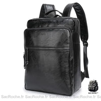 Sac Dos Cuir Homme Noir Sac À