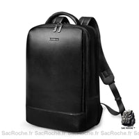 Sac dos cuir noir authentique - Sac Roche ™
