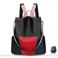 Sac Dos Cuir Vegan Écologique - modèle Noir - Sac Roche ™