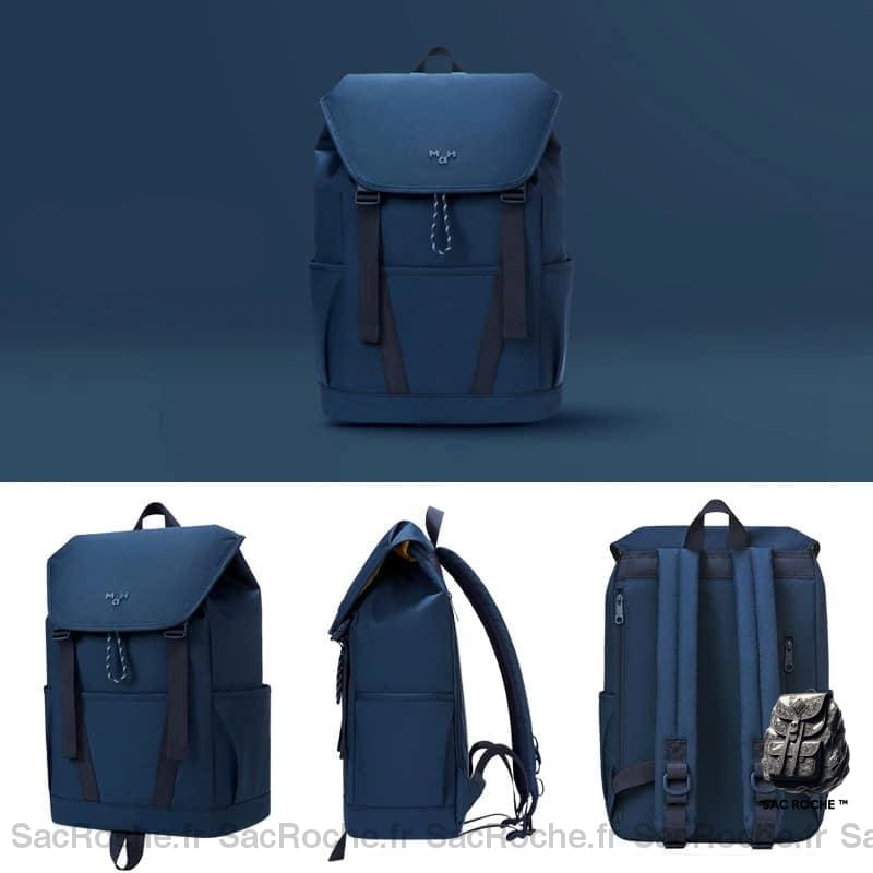 Sac Dos Ergonomique Étanche Grande Capacité Bleu À Femme