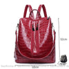Sac Dos Femme Croco Multi-Zip À