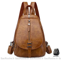 Sac dos femme cuir petit - modèle Caramel - Sac Roche ™