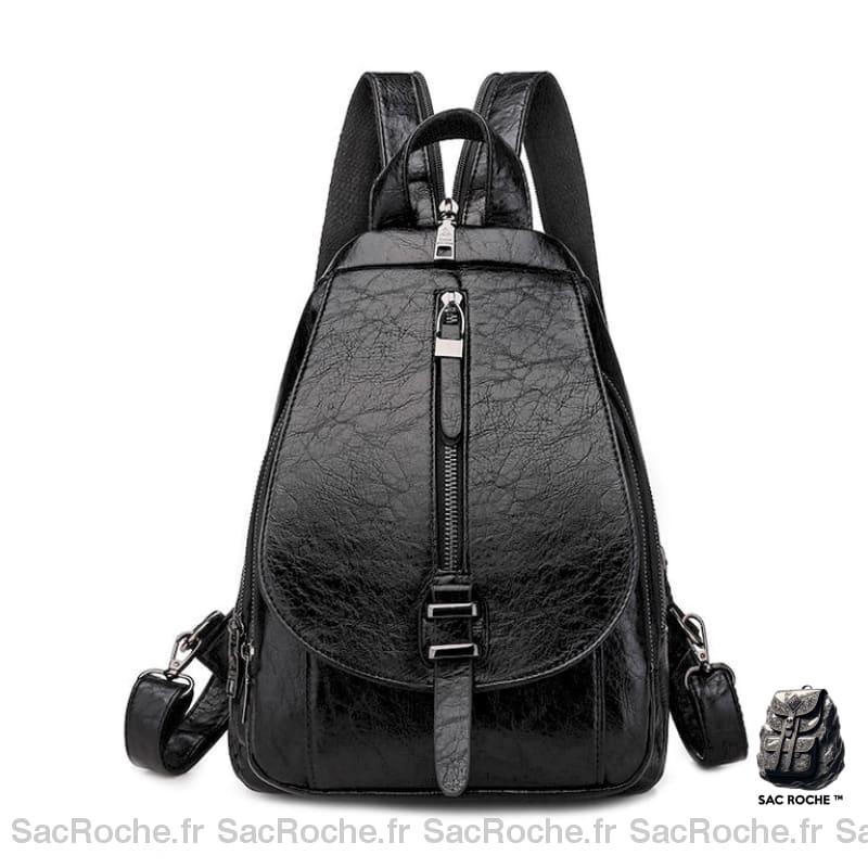 Sac Dos Femme Cuir Petit Noir Sac À