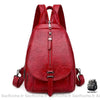 Sac Dos Femme Cuir Petit Rouge Sac À