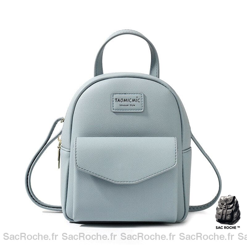Sac Dos Femme Mini Simplicité Bleu Petit À Dos Femme
