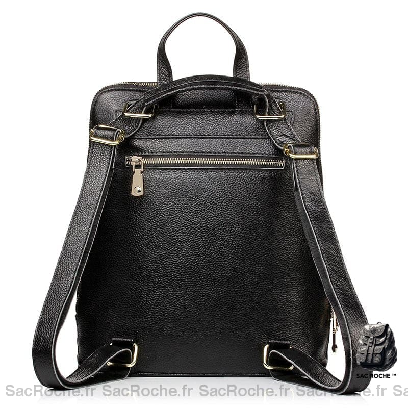 Sac Dos Femme Motif Croco - Imitation Cuir À