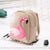 Sac dos femme motif flamant rose - modèle Rose - Sac Roche ™