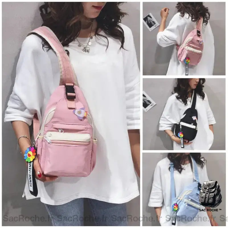 Sac Dos Femme Nylon À