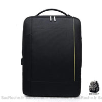 Sac dos femme ordinateur 15 pouces - modèle Noir - Sac Roche ™