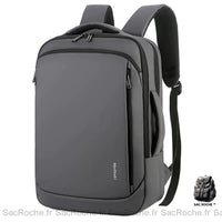 Sac dos femme ordinateur portable - modèle Gris - Sac Roche ™