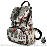 Sac dos femme style boho - Sac Roche ™