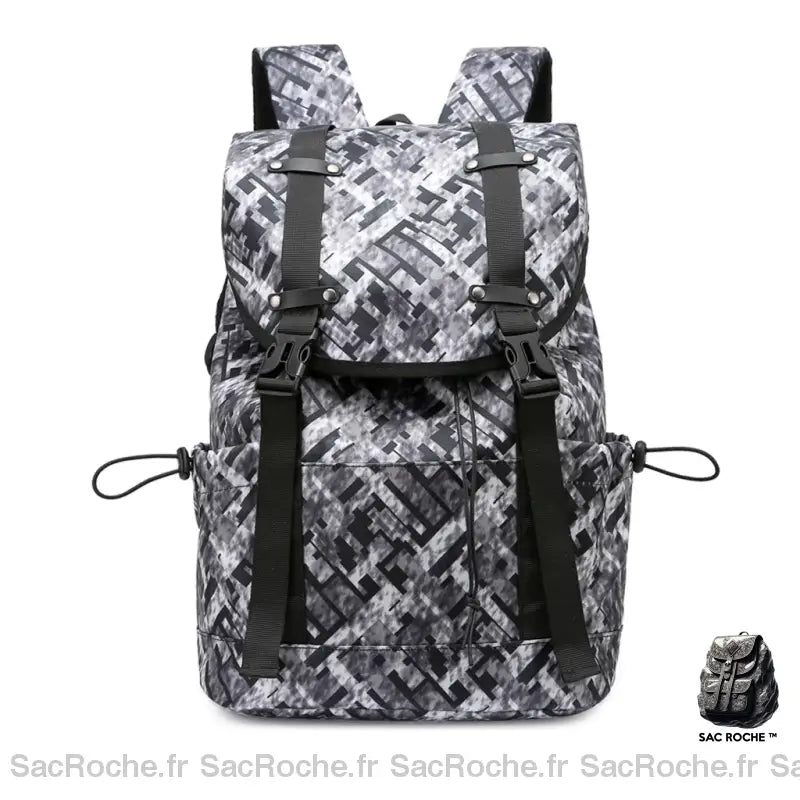 Sac Dos Femme Tendance Grand Mosaique Sac À