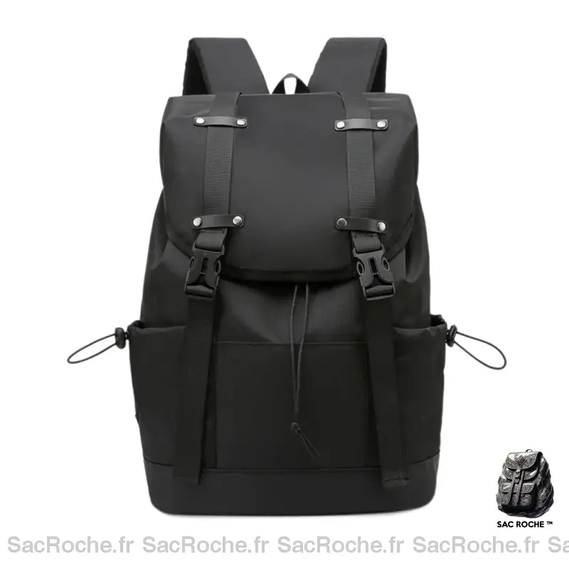 Sac Dos Femme Tendance Grand Noir Sac À