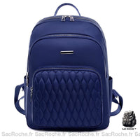Sac dos femme tissu durable - modèle Bleu - Sac Roche ™