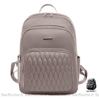 Sac dos femme tissu durable - modèle Marron - Sac Roche ™