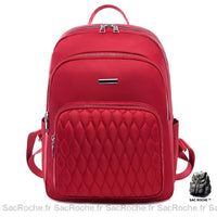 Sac dos femme tissu durable - modèle Rouge - Sac Roche ™