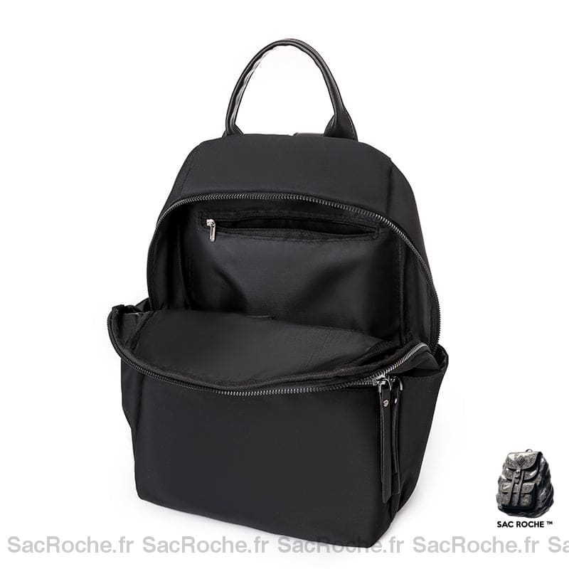 Sac Dos Femme Vintage Couleur Unie À