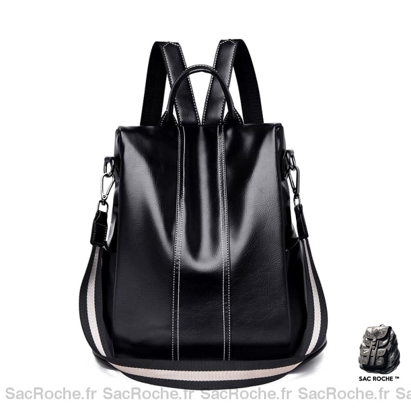 Sac Dos Femme Vintage Noir Petit À Dos Femme