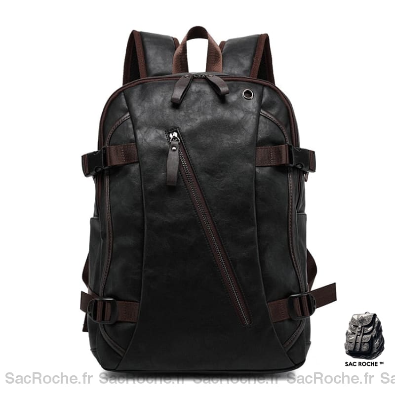 Sac Dos Homme Cuir Noir À Travail