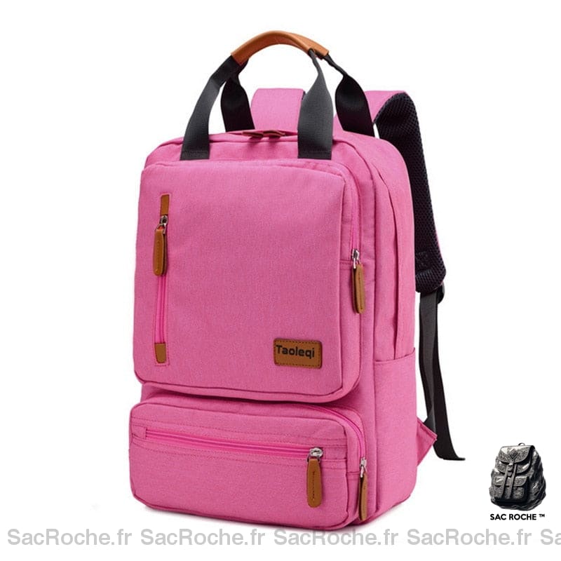 Sac Dos Homme Élégant Petit Rose À Femme